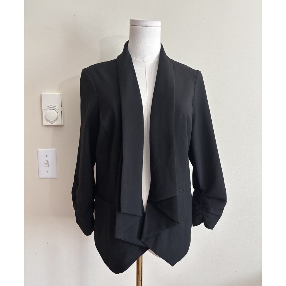 Charlotte Russe Womens XL Jacket Office Day to Night Millennial Chic Black